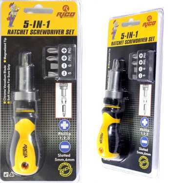 Rico 5-ın-1 Tornavida Klasik Seri - 003-RK0028