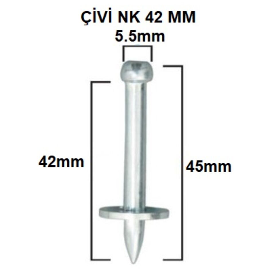Çivi Nk 42 Mm (pk.ad.100)