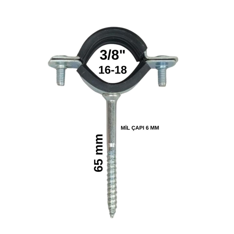 Erbi Kısa Trifonlu Kelepçe 3/8''