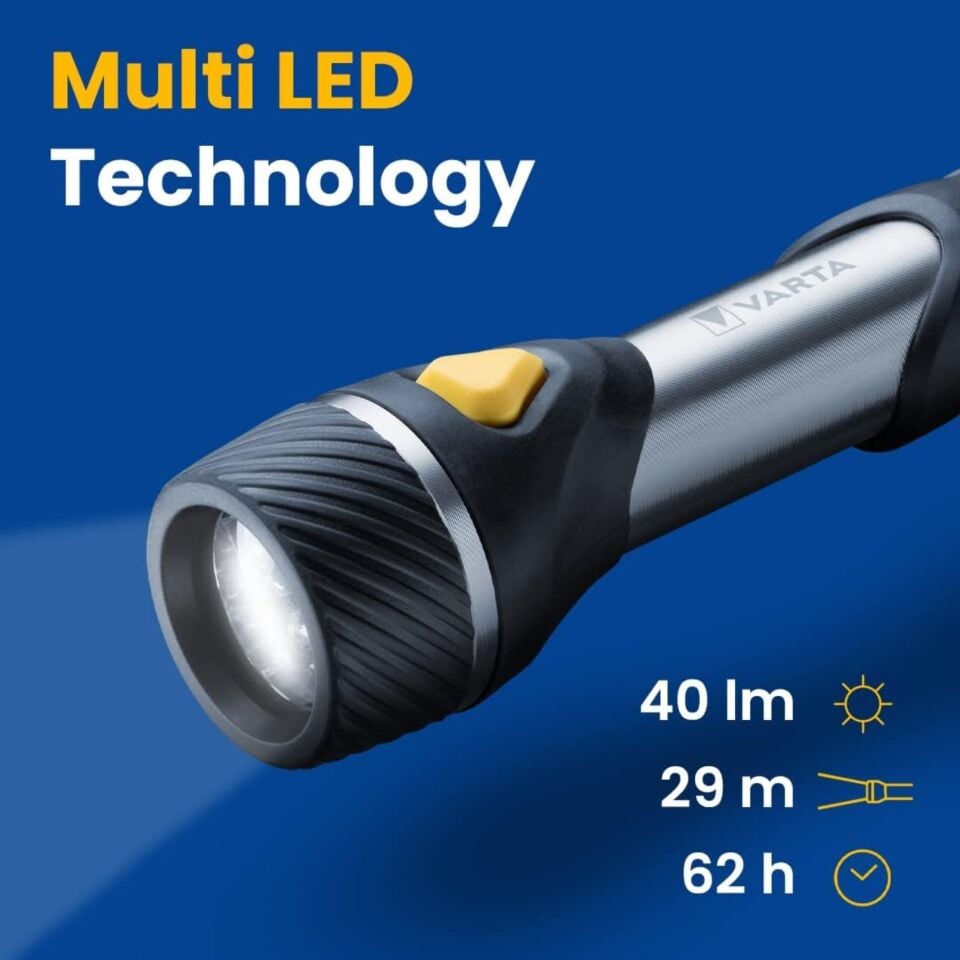Varta Day Lıght Multı Led Fener F20 2xaa (16632)