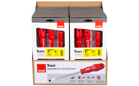 Ceta Form TOREX Tornavida Takımı Teşhir Seti 12 x 4000M/7ST2 - S4000M/7ST2