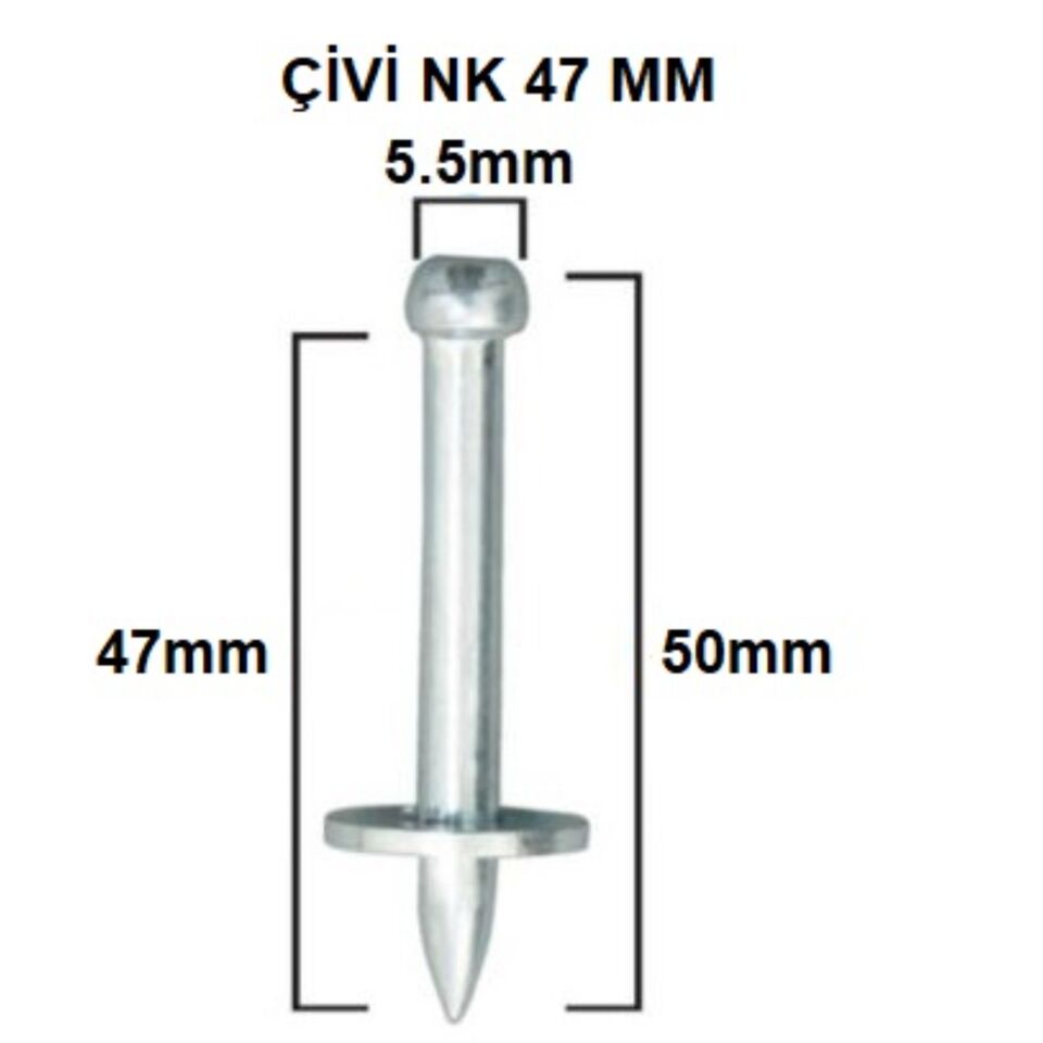 Çivi Nk 47 Mm (pk.ad.100) (10 Paket)