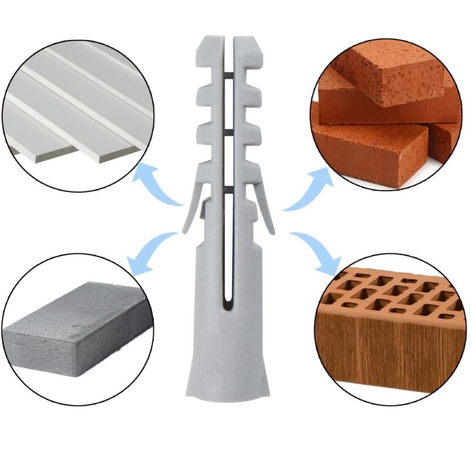 Erbi Plastik Dubel 14x75 Beyaz (50 Adet)