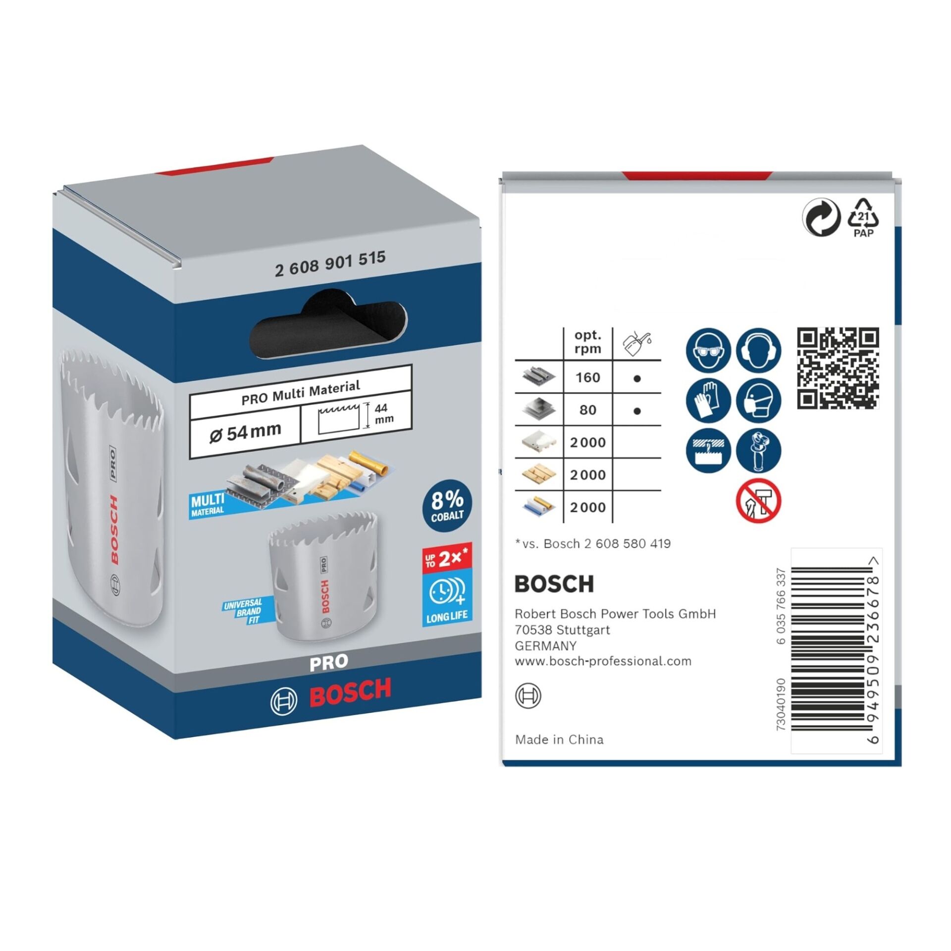 Bosch Pro Bi-metal Panç 54 Mm 2608901515
