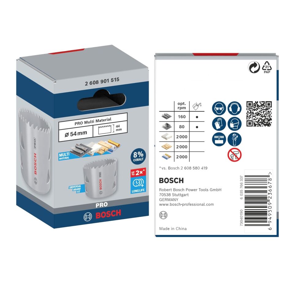Bosch Pro Bi-metal Panç 54 Mm 2608901515