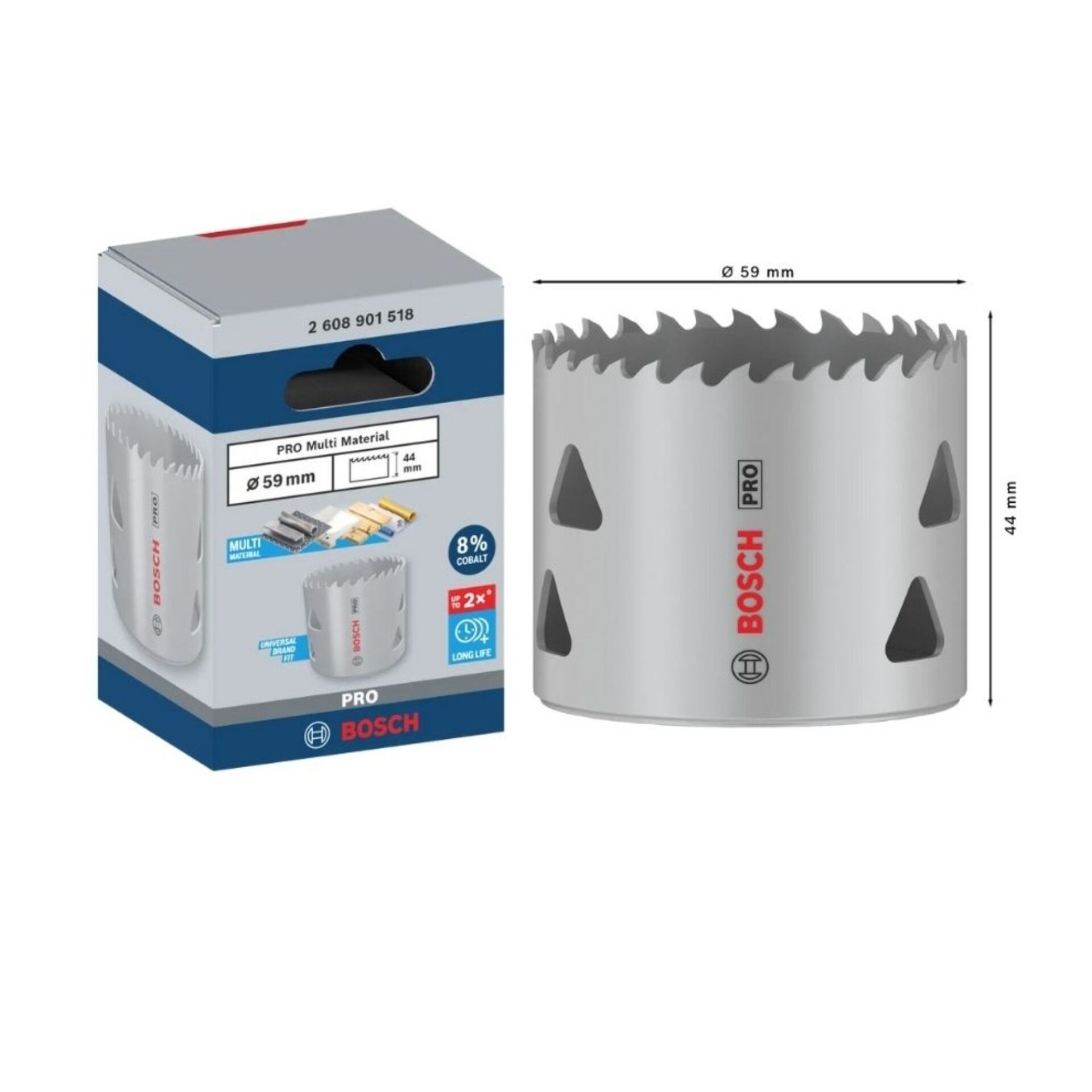 Bosch Pro Bi-metal Panç 59 Mm 2608901518