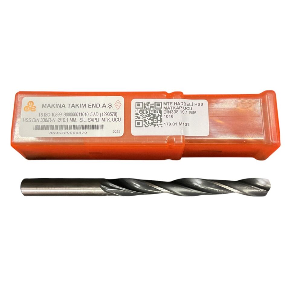 Mte Haddeli Hss Matkap Ucu Dın338 10.1 Mm 1010
