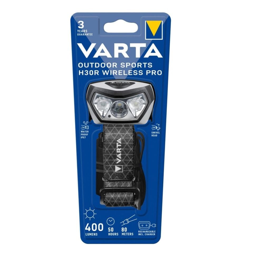 Varta Led Wıreless Kafa Feneri H30r Şarjlı (18650)