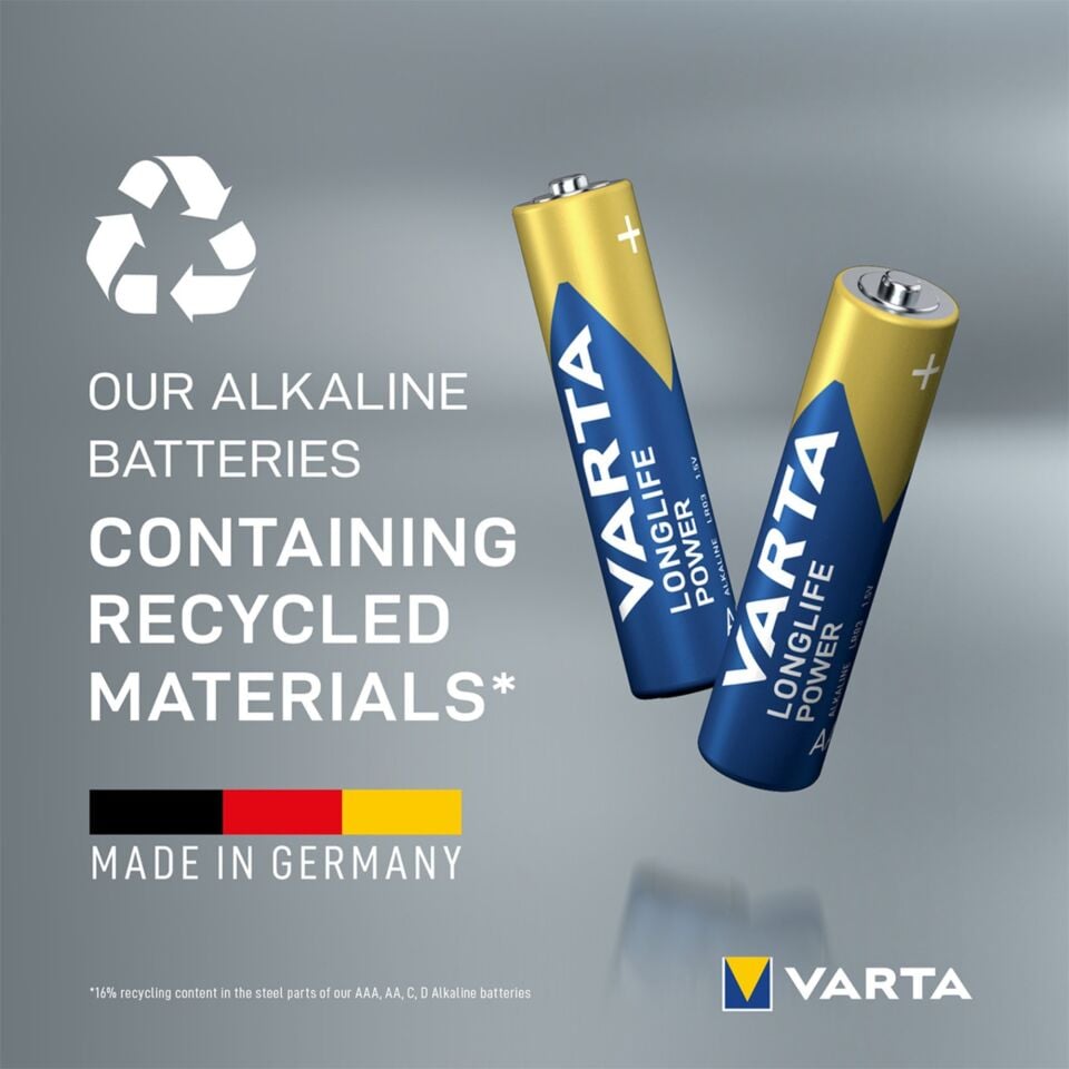 Varta Longlife Alk. İnce Pil 5072 (pk 4 Lü) 559756