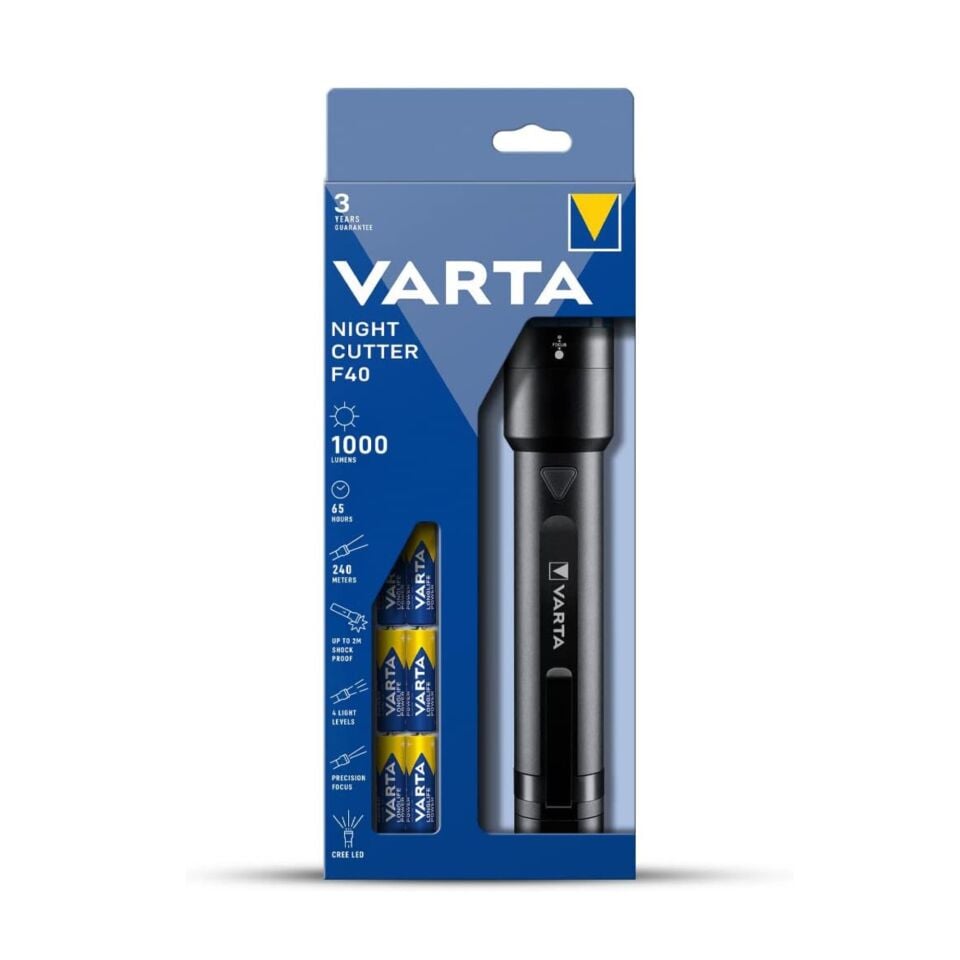 Varta Nıght Cutter Fener F40 6aa (18902)