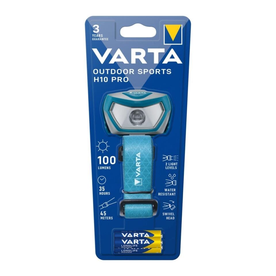 Varta Outdoor Sports Kafa Feneri H10 Pro (16650)
