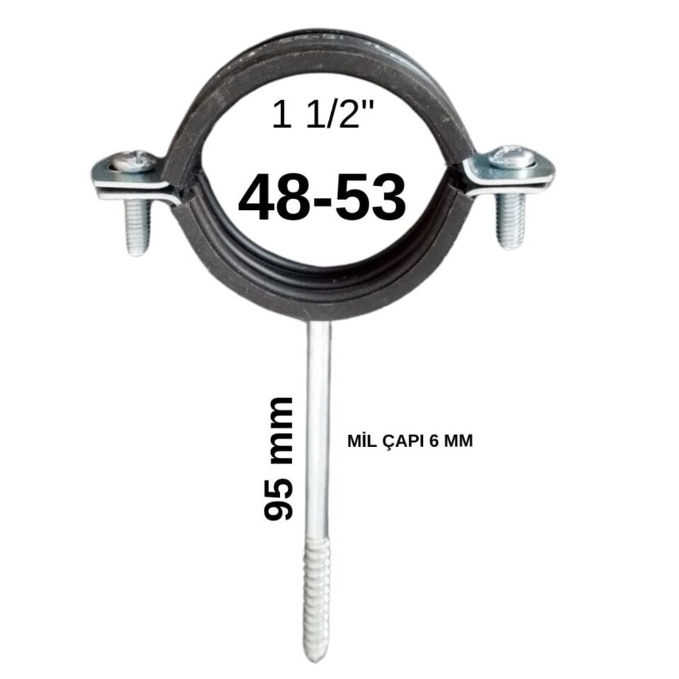 Erbi Uzun Trifonlu Kelepçe 1 1/2''