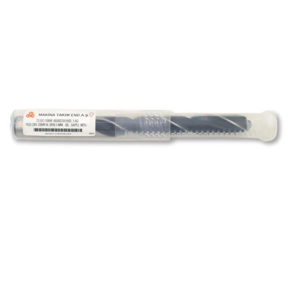 Mte Haddeli Hss Matkap Ucu Dın338 16.5 Mm 7001650
