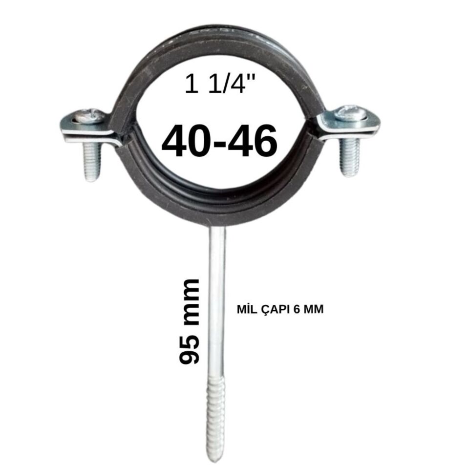 Erbi Uzun Trifonlu Kelepçe 1 1/4''