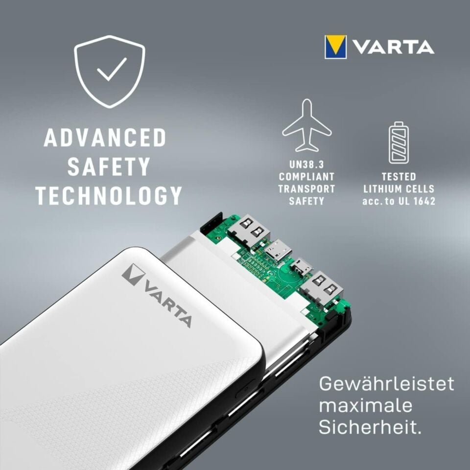 Varta Power Bank Energy 10000 Mah (57976-101-111)
