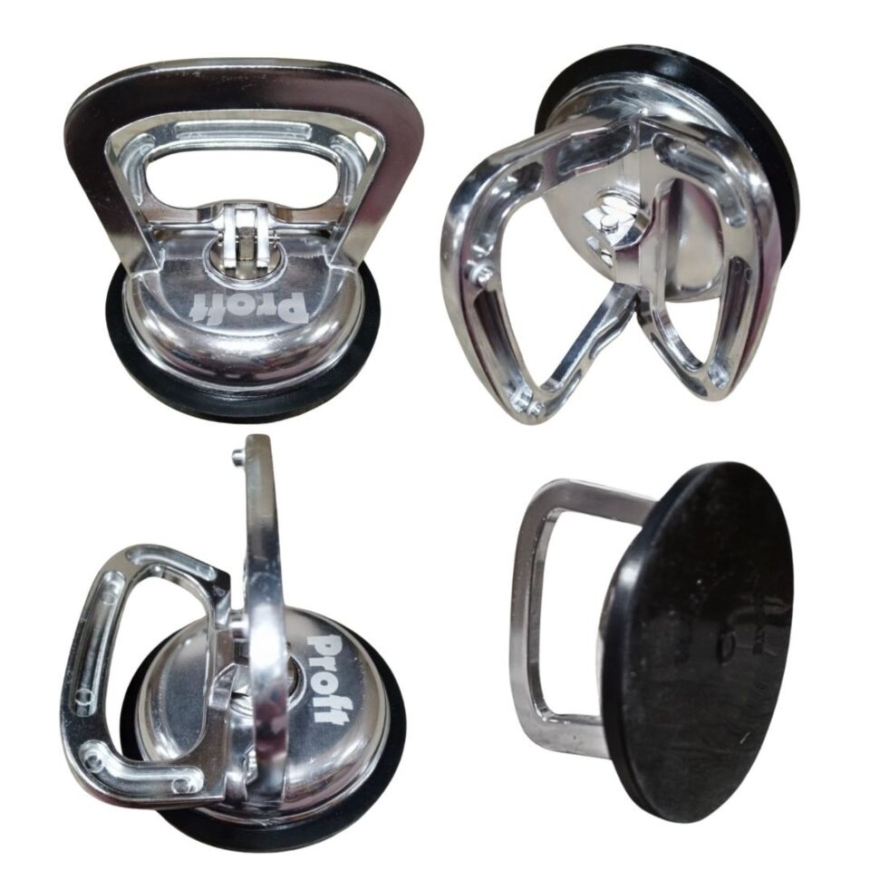 Proft Alüminyum Tekli Cam Vantuz 35-50 Kg 123 Mm