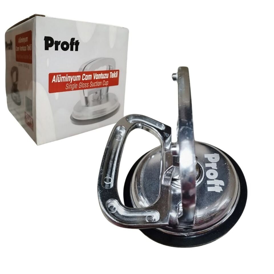 Proft Alüminyum Tekli Cam Vantuz 35-50 Kg 123 Mm