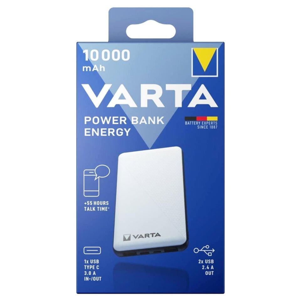 Varta Power Bank Energy 10000 Mah (57976-101-111)