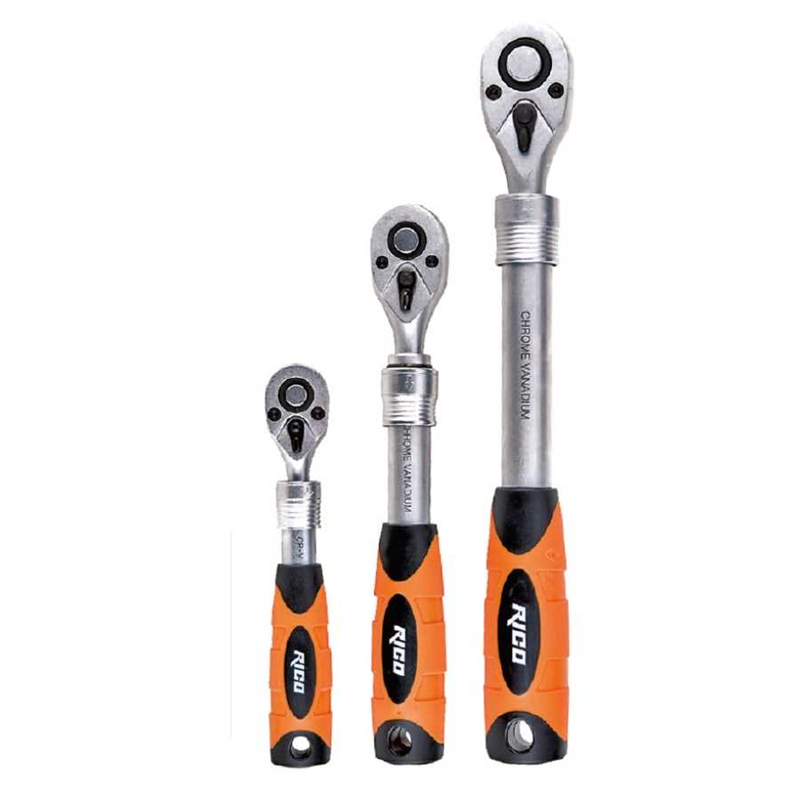 Rico 3/8 Cırcır Kolu Uzatmalı 72 Diş - 007-KK3872