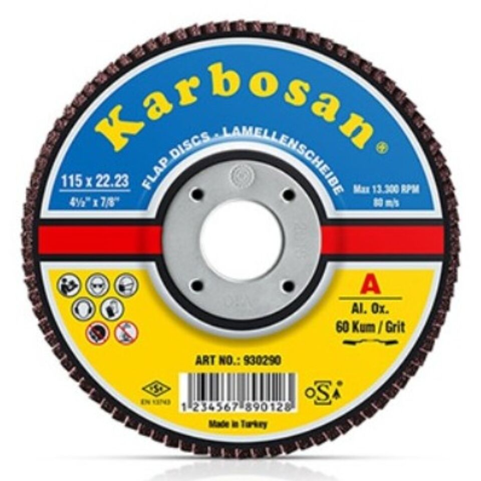 Karbosan Flap Ao Kırmızı 115x22 100 Kum (982990)