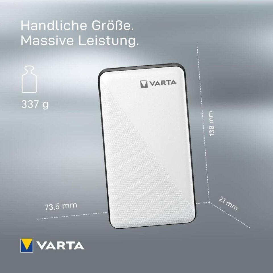 Varta Power Bank Energy 15000 Mah (57977-101-111)