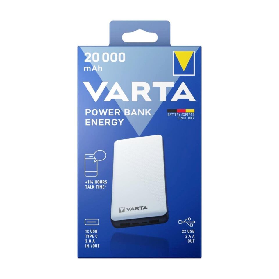Varta Power Bank Energy 20000 Mah (57978-101-111)