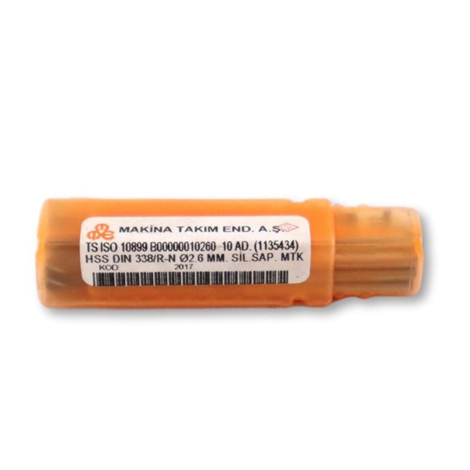 Mte Haddeli Hss Matkap Ucu Dın338 2.6 Mm 260