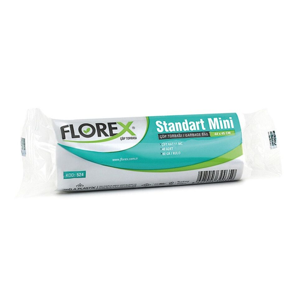 Çöp Torbası Mini Boy Şeffaf 40x50 Cm (40 Lı)
