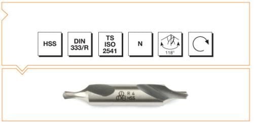 MTE Makina Takım HSS DIN 333 Punta Matkabı 4 mm B00010020400