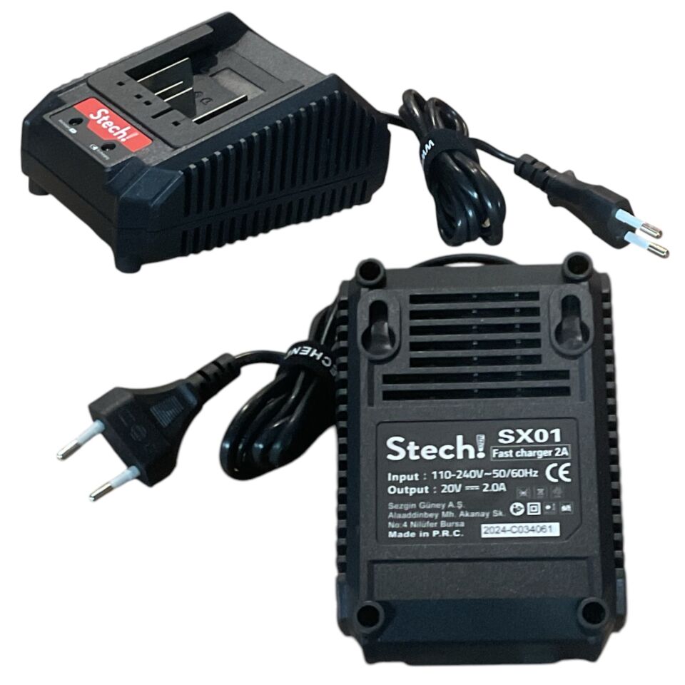 Stech-end Hızlı Şarj Cihazı 20v Sx01
