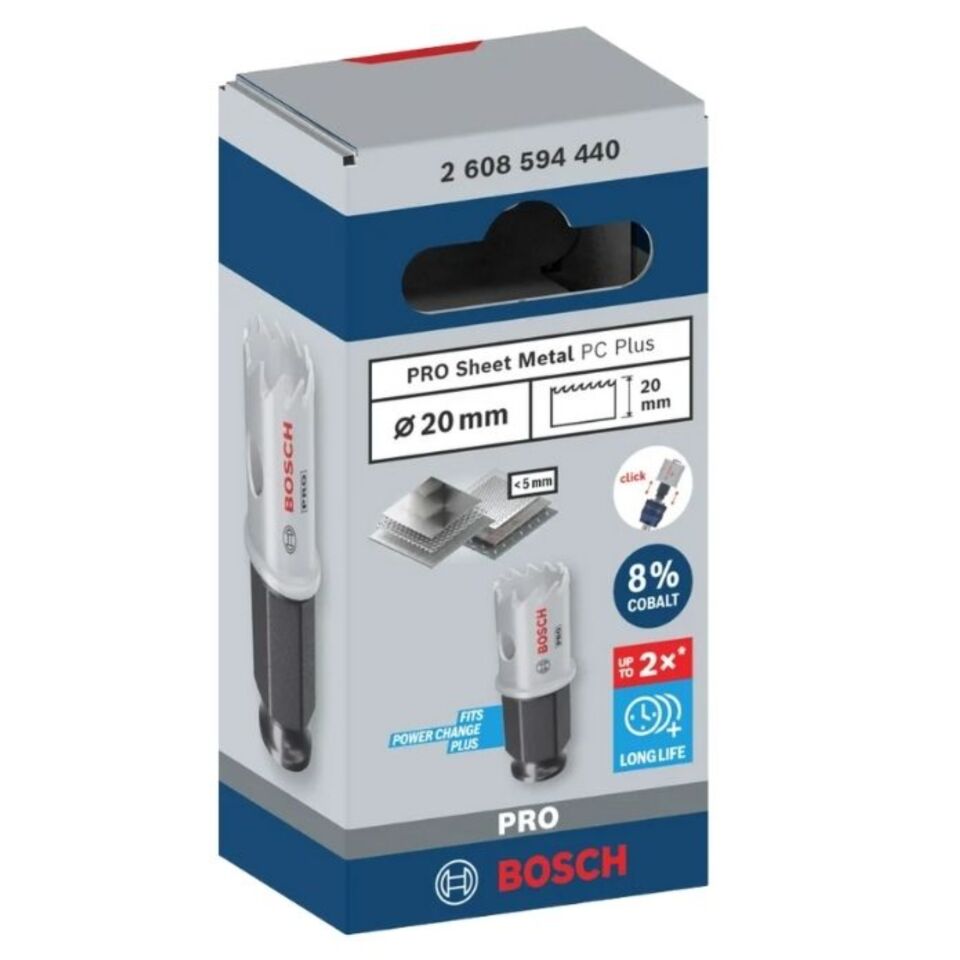 Bosch Pro Sheet Metal Paslanmaz Panç 20 2608594440