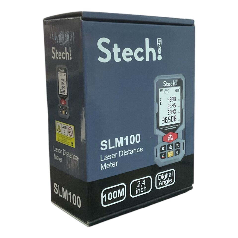 Stech-end Lazer Metre Kırmızı Işık 100 Mt Slm100