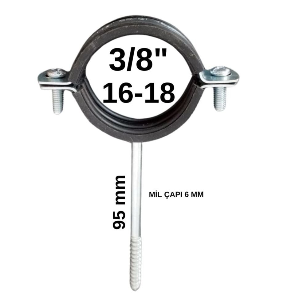 Erbi Uzun Trifonlu Kelepçe 3/8''