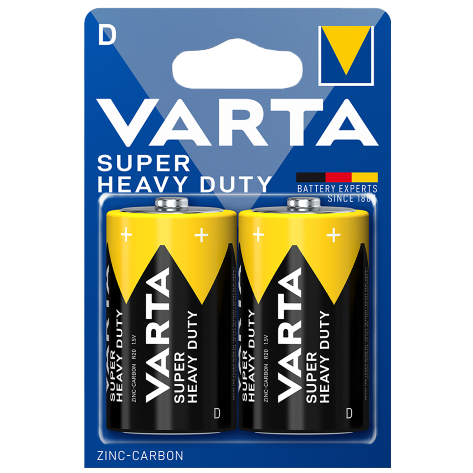 Varta S.life Çinko Büyük Pil 6342 (pk 2 Li) 556540