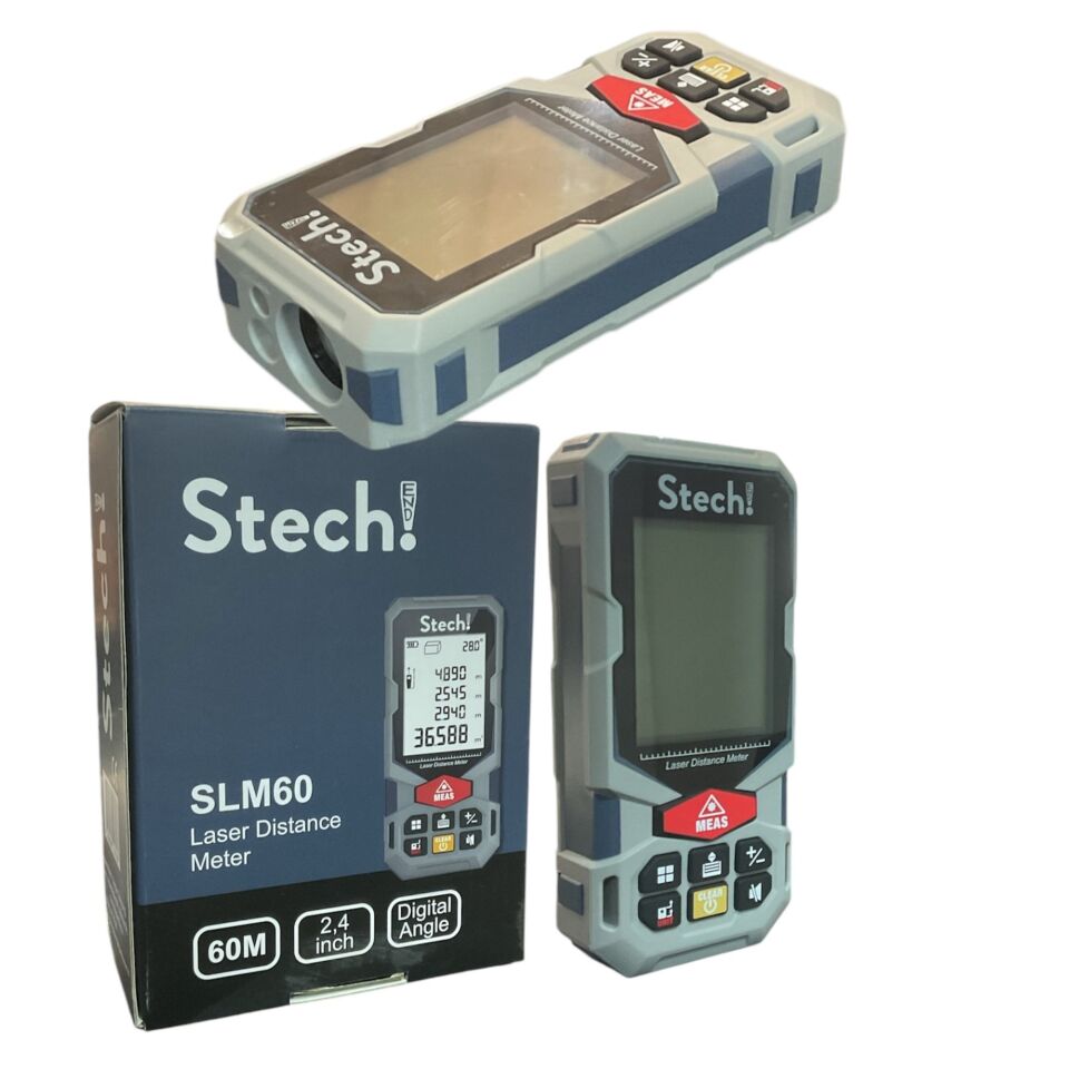 Stech-end Lazer Metre Kırmızı Işık 60 Mt Slm60