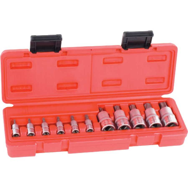 Rico 11 Parça 1/4-1/2 Torx Lokma Seti 5 Köşe Delikli - 007-RC9801
