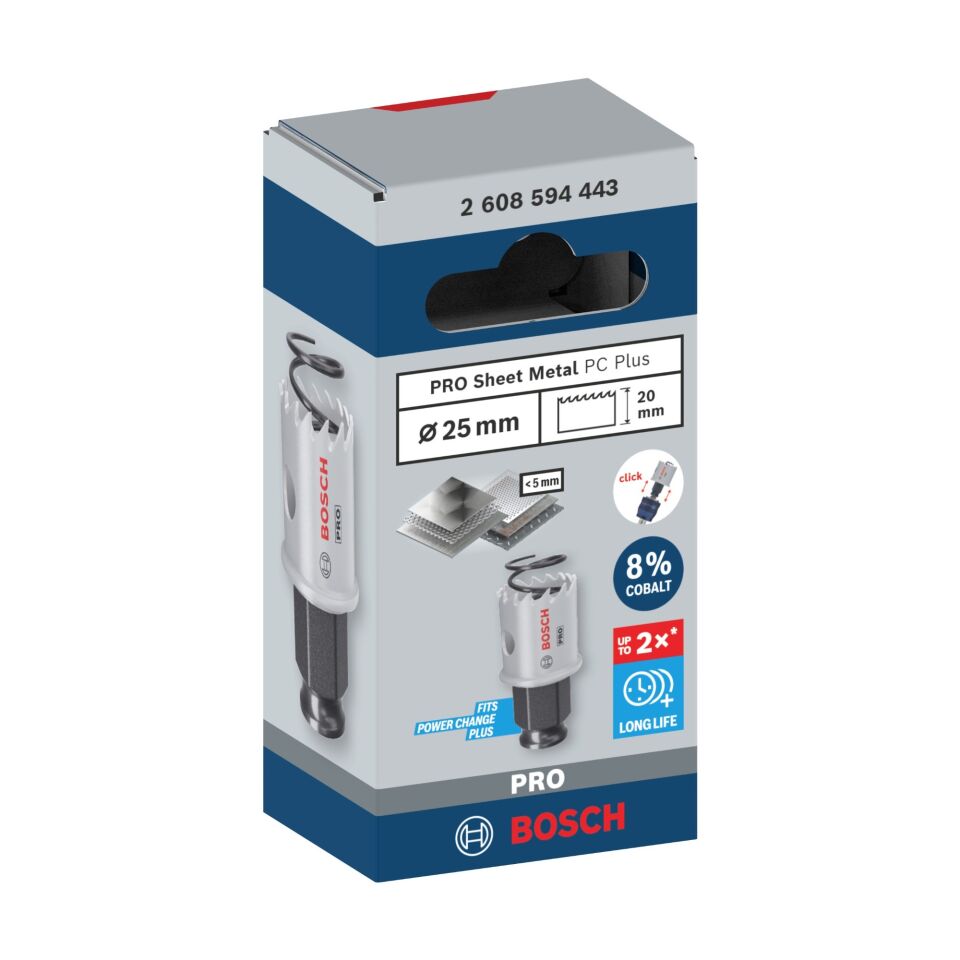 Bosch Pro Sheet Metal Paslanmaz Panç 25 2608594443