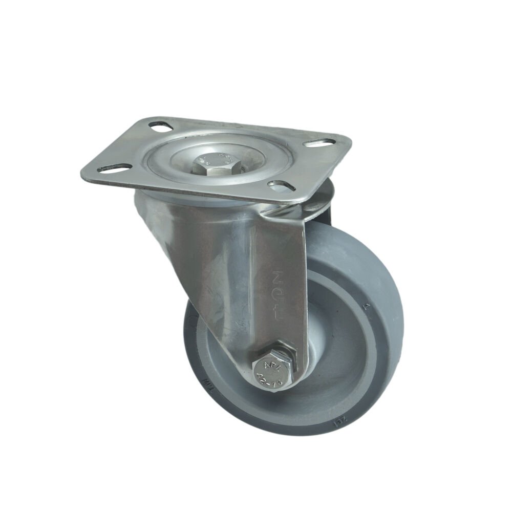 3002 MEB Paslanmaz Çelik (Inox) Teker 125*40 (İnox)