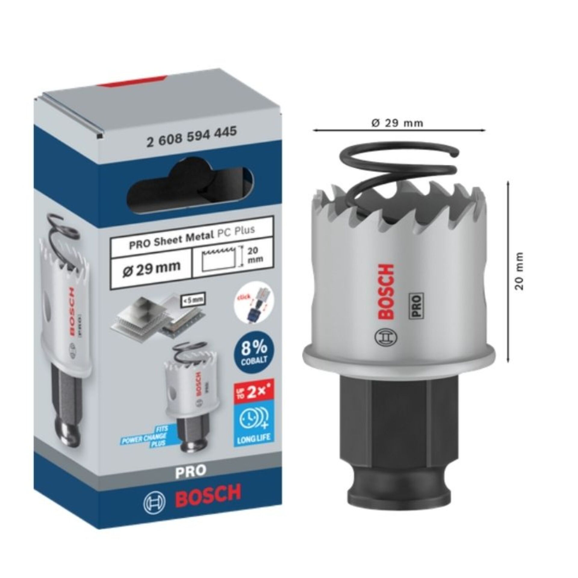 Bosch Pro Sheet Metal Paslanmaz Panç 29 2608594445