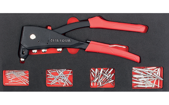 Ceta Form 5 Parça Perçin Tabancası Seti (EVA'lı) - R01-E05