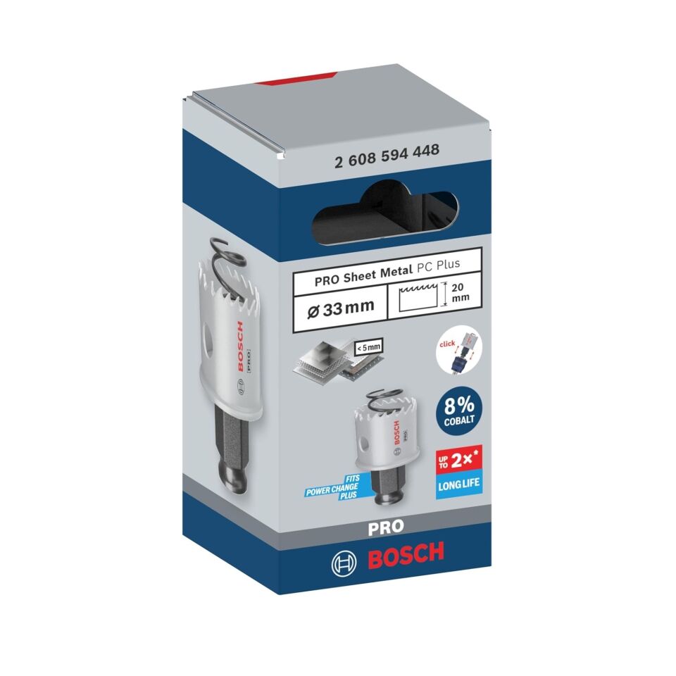Bosch Pro Sheet Metal Paslanmaz Panç 33 2608594448