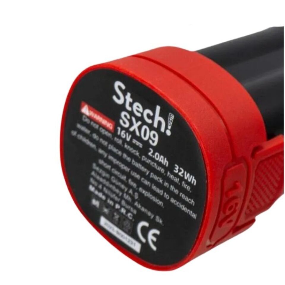 Stech-end Yedek Akü (armut Akü) 16v Sx09