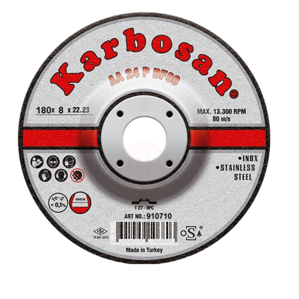 Karbosan İnox Taşlama180x8.0x22 (910710)