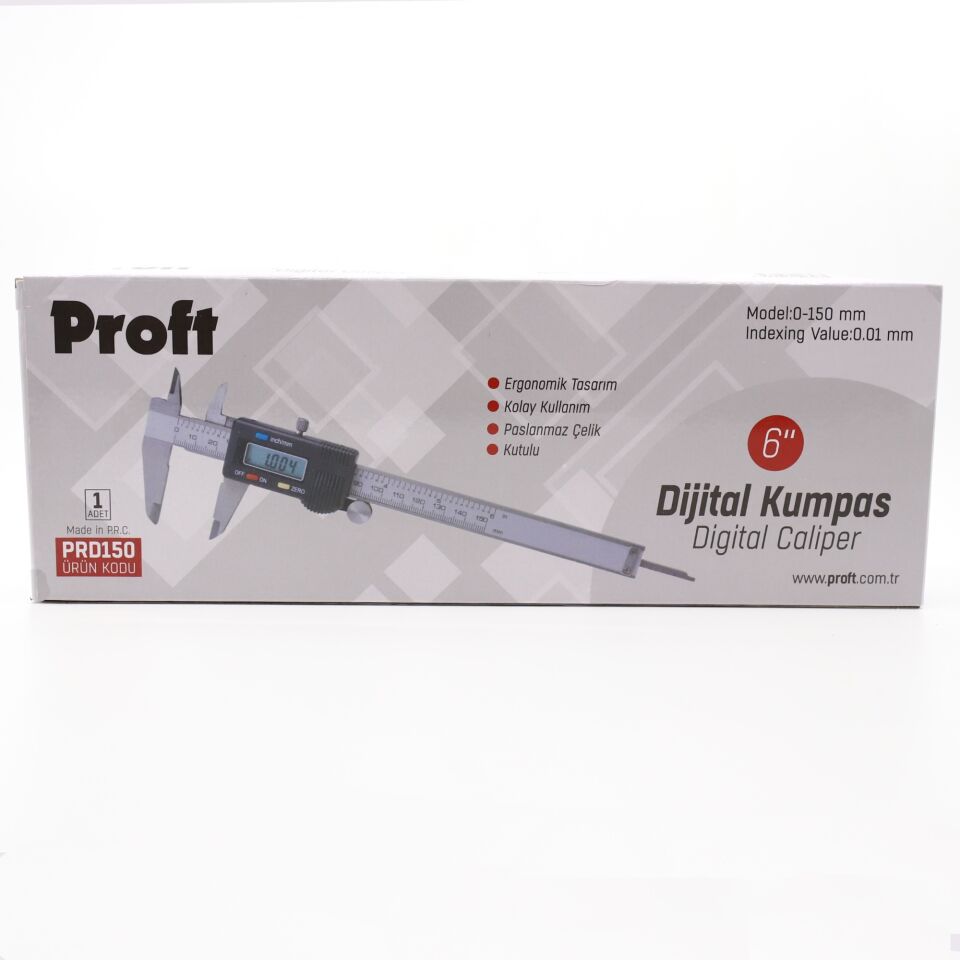 Proft Dijital Kumpas 150 Mm