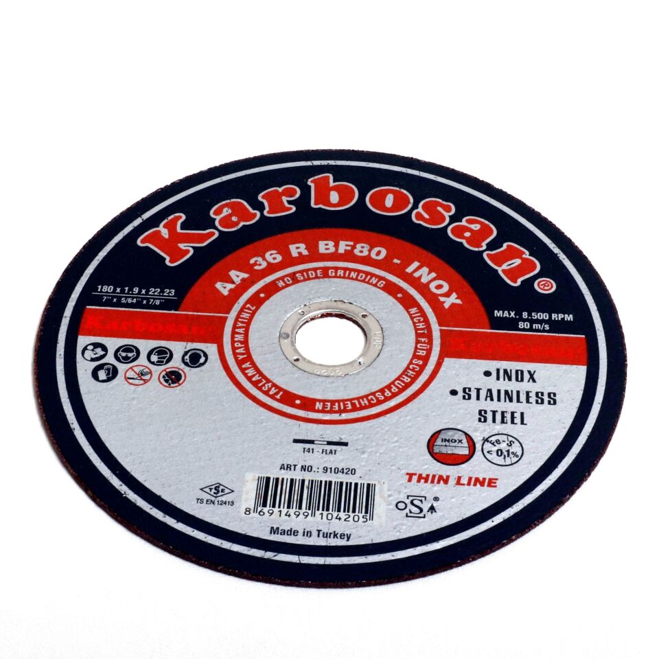Karbosan İnox Thınlıne Kesici 115x1.0x22 (910380)