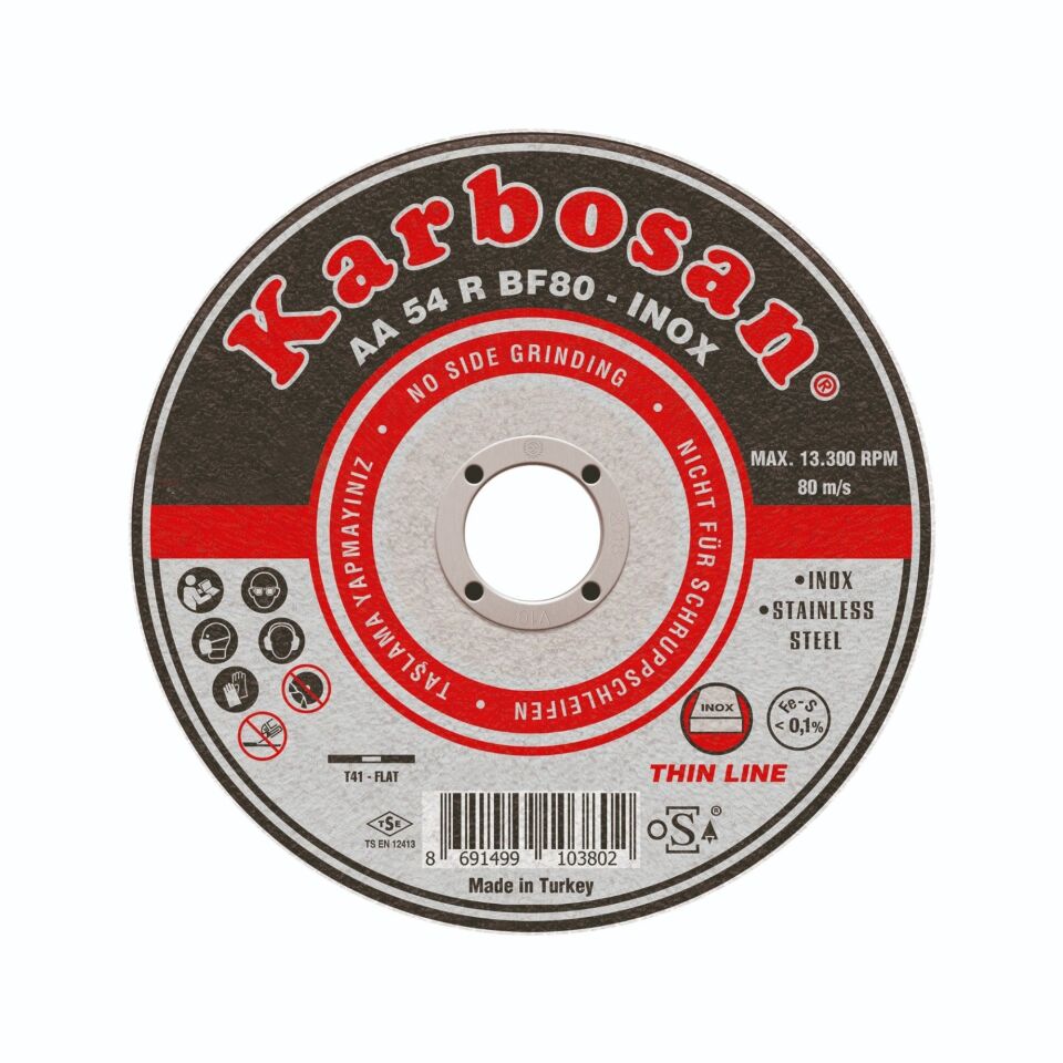 Karbosan İnox Thınlıne Kesici 115x1.0x22 (910380)
