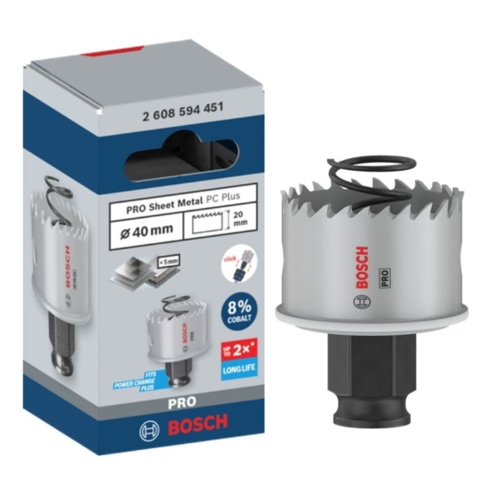 Bosch Pro Sheet Metal Paslanmaz Panç 40 2608594451