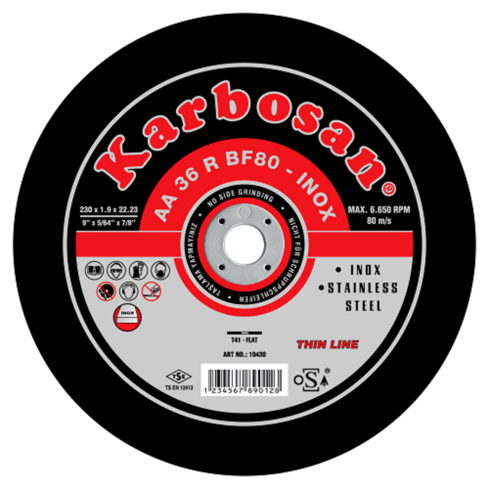 Karbosan İnox Thınlıne Kesici 230x1.9x22 (910430)