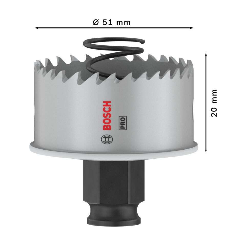 Bosch Pro Sheet Metal Paslanmaz Panç 51 2608594455