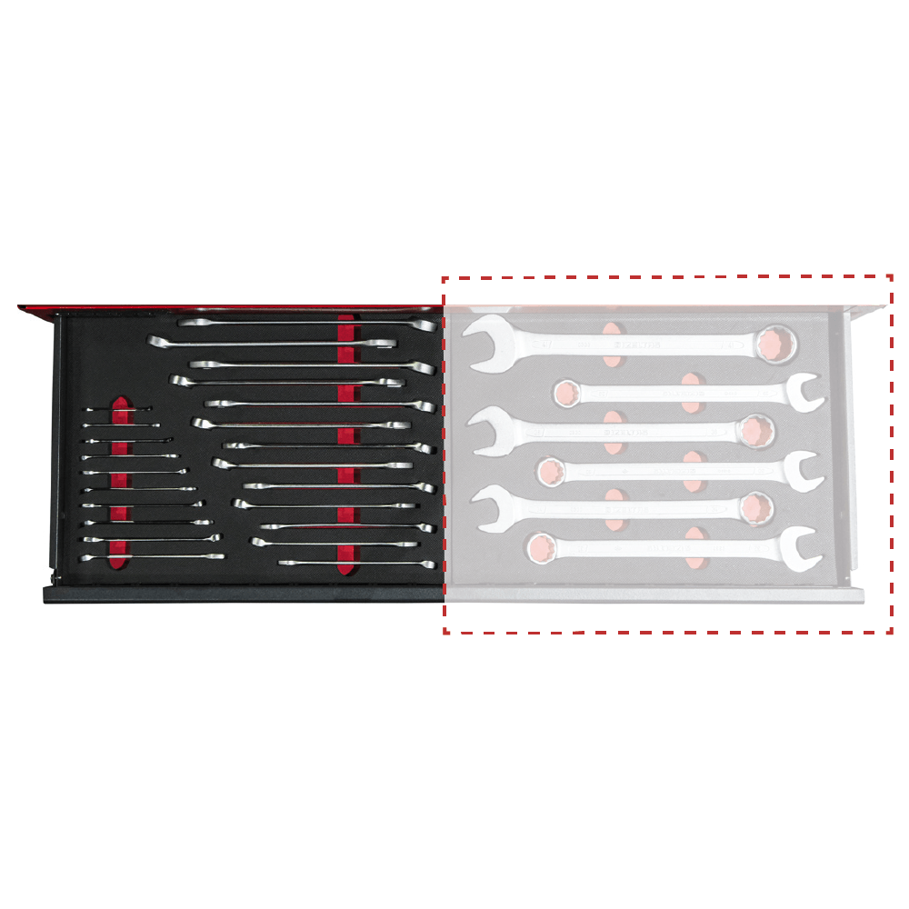 İzeltaş Grand Master Takım Dolabı 1.Çekmece Sol 23 Parça - 13000005590